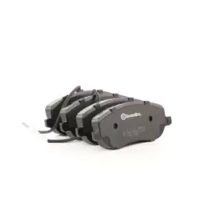 Image of BREMBO Brake pad set FIAT,PEUGEOT,CITROEN P 23 090 1617258380,425220,425231 425457,E172232,E172592,0000077366761,71772213,77362236,77363956,77364447