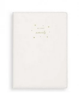 image of Katie Loxton A4 Baby Keepsake Pu Book My First Moments White 29.7 X 21Cm