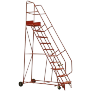 Image of Sealey Mobile Safety Step Ladder 13