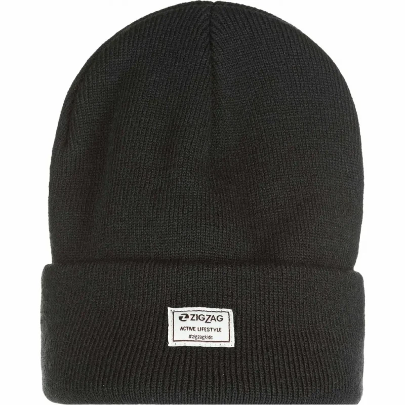 Image of Zigzag Beanie Zigzag Rizzo Noir Unisex TU Z213028-1001