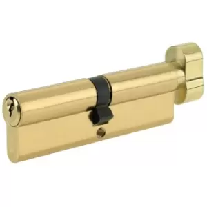 image of 95mm Euro ThumbTurn Cylinder - Polished Brass - Brass - Yale