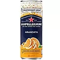 S.Pellegrino Aranciata Soft Drink Sparkling Orange 24 Bottles of 330ml