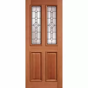 Image of LPD (W) 32" Hardwood Derby Glazed 2L Leaded External Door