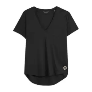 Image of Ted Baker Lovage V Neck T-Shirt - Black