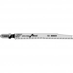 Image of Bosch T308 B Wood Cutting Jigsaw Blades Pack of 5
