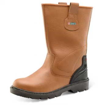 Image of Click Footwear Premium Rigger Boot TPU Heel PU Leather Lined Size 13