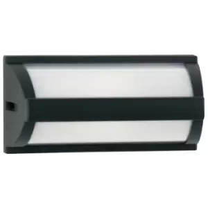 Image of Fan Europe BOSTON Outdoor Flush Wall Light Anthracite, IP54 25x12x12.5cm