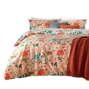 Image of Furn Azalea Floral Duvet Cover Set (Double) (Pink)