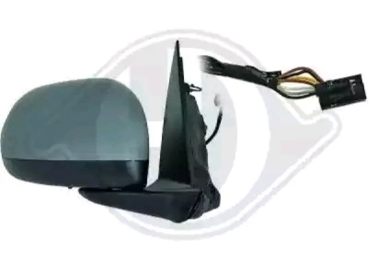 Image of DIEDERICHS 3405724 Wing mirror Right, Complete Mirror, primed Outside Mirror (50)