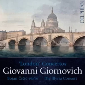 Image of Giovanni Giornovich London Concertos by Giovanni Mane Giornovichi CD Album