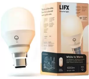 Image of LIFX White to Warm Smart Bulb - B22