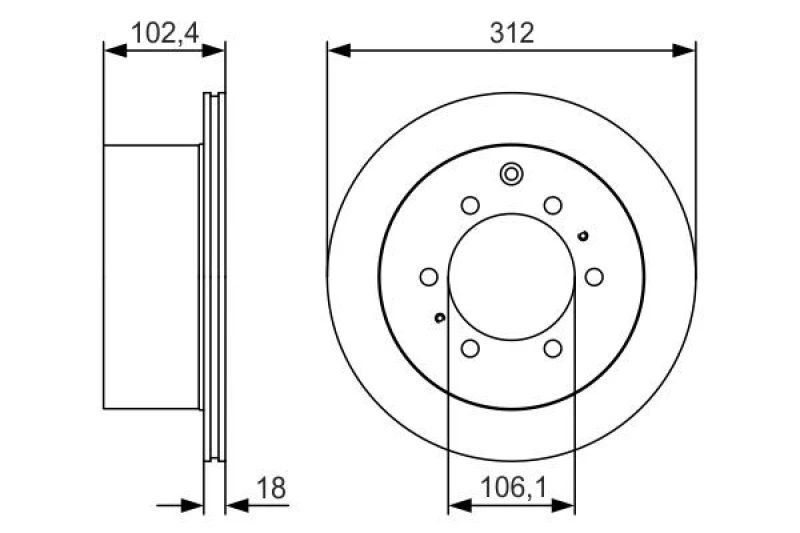 Image of Bosch 0 986 479 R57 Brake disc Vented, Oiled Brake Disc (82)