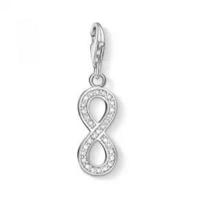 Image of Ladies Thomas Sabo Sterling Silver Charm Club Inifinity Charm