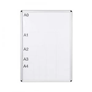 image of Bi-Office Snap Display Case with Curled Corners A1