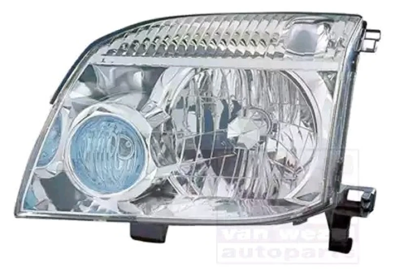 Image of VAN WEZEL 3367961 Headlights H4, Left, with motor for headlamp levelling Headlight (259)