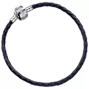 Image of Harry Potter Black Leather Charm Bracelet 17cm