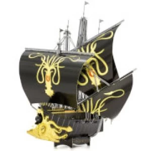 image of Game of Thrones Metal Earth ICON X Greyjoy Ship Silence Construction Kit