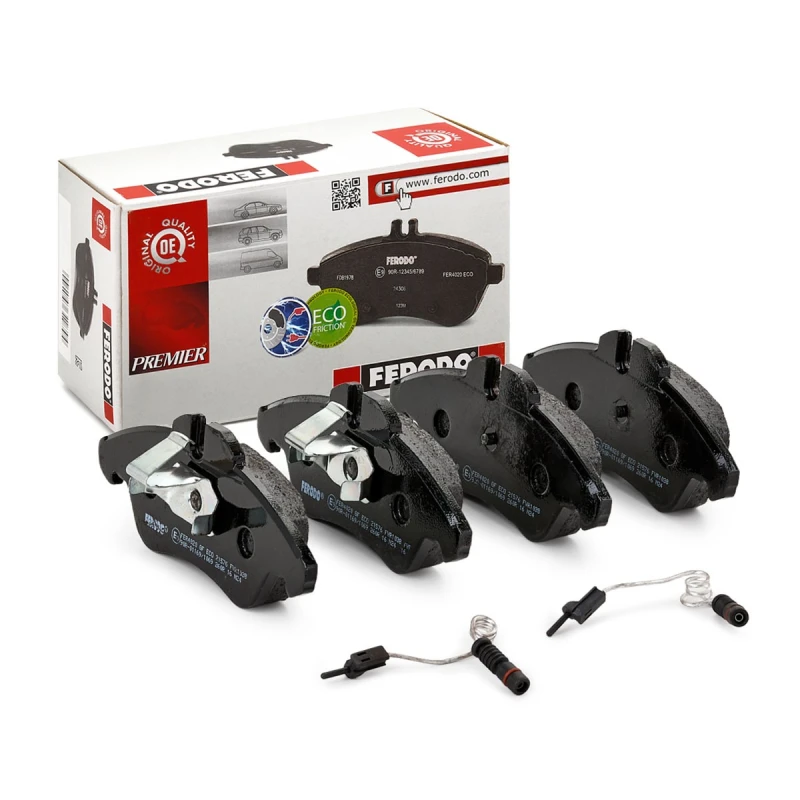 Image of FERODO Brake pad set FERODO FVR1038