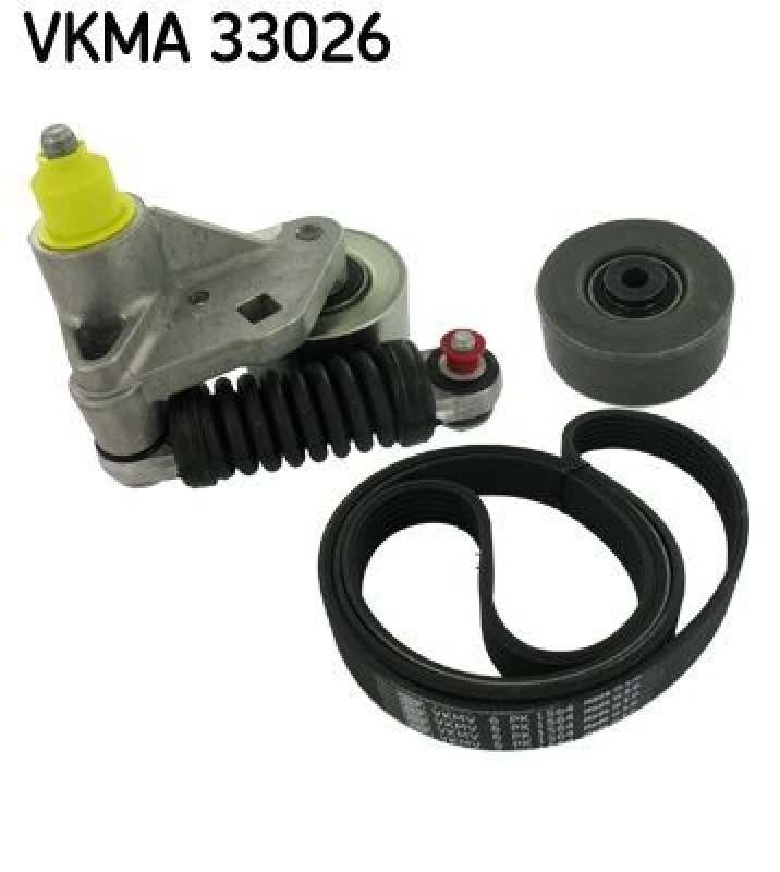 Image of SKF V-Ribbed Belt Set SKF VKMA 33026