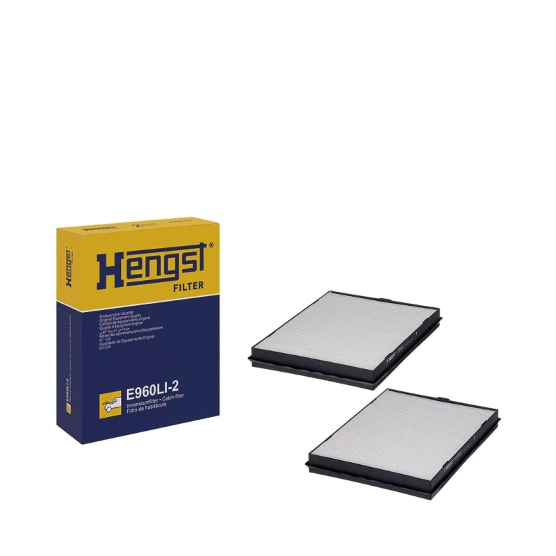 Image of HENGST FILTER E960LI-2 Pollen filter Pollen Filter Filter,interior air (424)