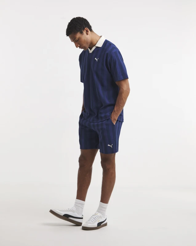 Image of Puma PUMA Class 8" Shorts Blue - Puma - Size: M35 Blue Male M35 PA59202