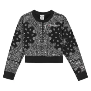 Image of Champion Champion Crew Neck Sweater Junior Girls - Black