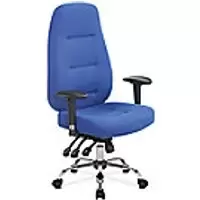 Image of Nautilus Designs Ltd. 25 Hour Synchronous Operator Chair with Fabric Upholstery and Chrome Base