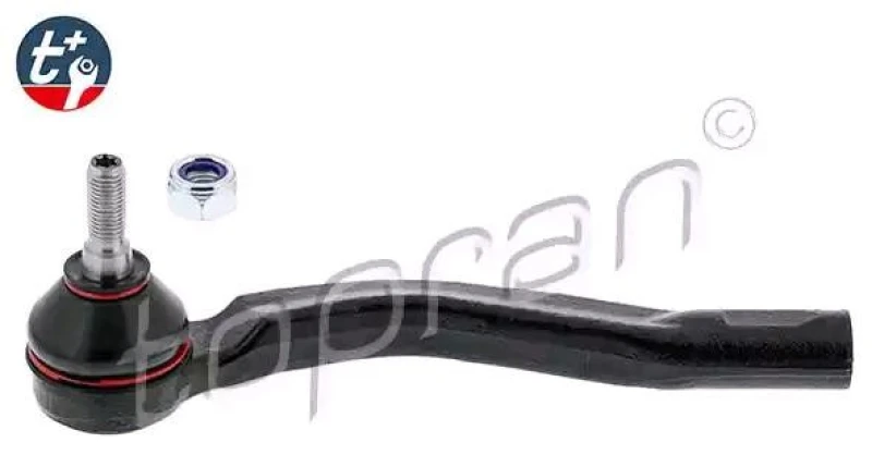 Image of TOPRAN 701 484 Track rod end t+, Front Axle Left, with nut Tie Rod End (914)
