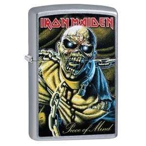 Zippo Iron Maiden Piece of Mind Chrome Regular Windproof Lighter