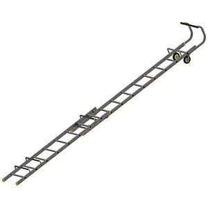 image of Youngman Double Section 4.89m Aluminium Roof Ladder