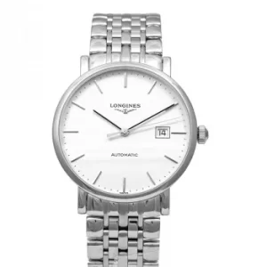 The Longines Elegant Collection Automatic White Dial Mens Watch