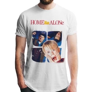 Image of Home Alone - Window Mens Large T-Shirt - White