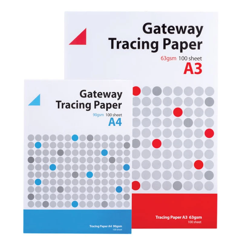 Image of Gateway Tracing Paper Pad 63gsm A3 100 Sheets RG003152