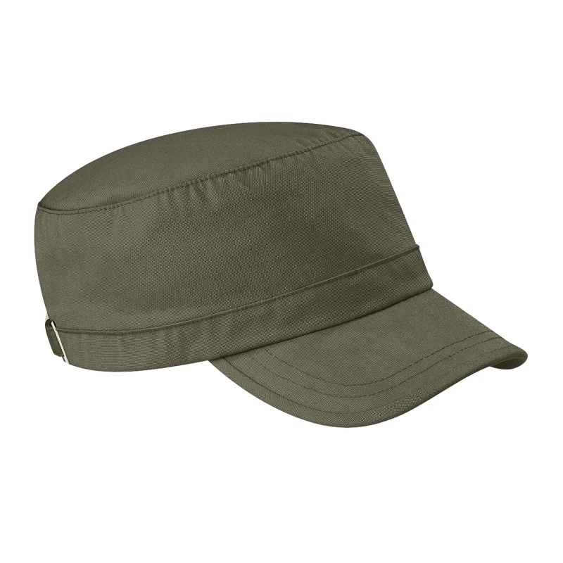 Image of Beechfield Beechfield Men Army Cap Headwear in Dark Olive Dark Olive One Size Male 5055747802023