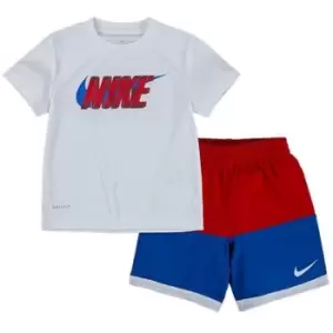 Image of Nike Clr Blk Sht Set Bb23 - Red