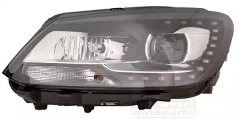 Image of VAN WEZEL 5735985M Headlights H15, Left, without control unit for Xenon, Bi-Xenon Headlight (259)