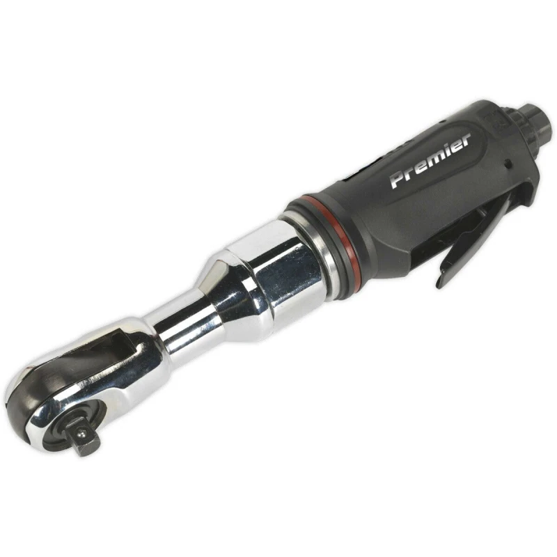 Image of Loops Air Operated Ratchet Wrench - 3/8" Sq Drive - Twist Reverse - Trigger Operated Multi