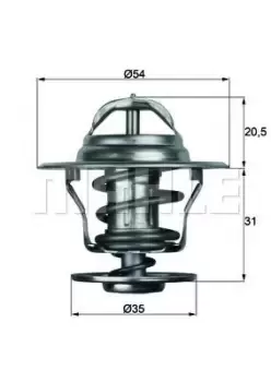 Image of Car TX-13-75D by MAHLE Original