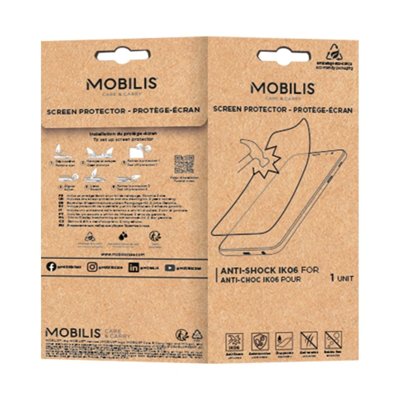 Image of Mobilis Mobilis 036377 mobile phone screen/back protector Clear screen protector Samsung 036377