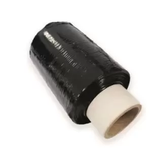 Image of Mini Black Stretch Wrap Rolls - Pack of 6
