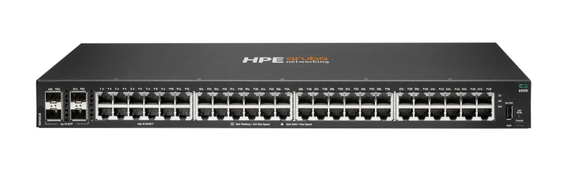 Image of HPE HPE Aruba Networking CX 6000 48p 10M/100M/1G 4p SFP 1G - Switch -