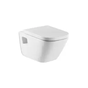 image of Roca The Gap Square Compact Rimless Wall Hung With horizontal outlet - 713253