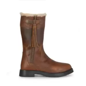 Image of Moretta Womens/Ladies Amelda Leather Country Boots (7 UK) (Brown)