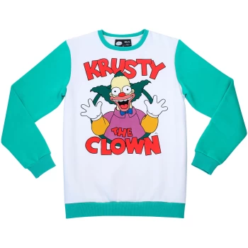 Image of Cakeworthy x The Simpsons - Krusty The Clown Crewneck Sweatshirt - XL