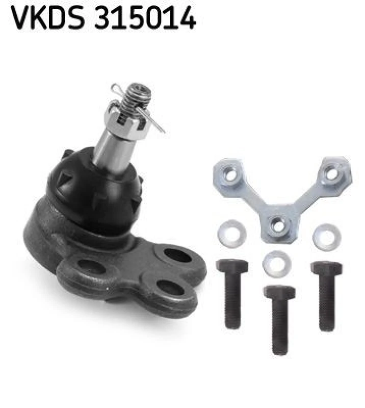 Image of SKF VKDS 315014 Ball joint with synthetic grease Support-/Steering Link (2462)