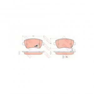 Image of Brake Pad Set TRW GDB3396