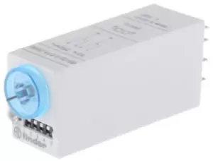 Image of Finder DPDT Multi Function Timer Relay, 24V ac/dc 0.05 100 s, 3 100 min, 5 100h