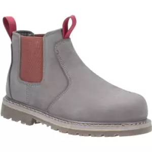 image of AS106 Sarah Slip On Safety Boots Grey Size 3