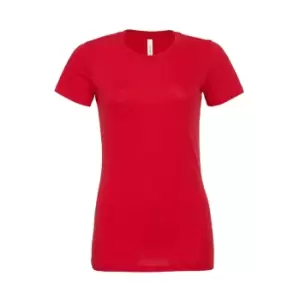 Image of Bella + Canvas Womens/Ladies Relaxed Jersey T-Shirt (M) (Red)