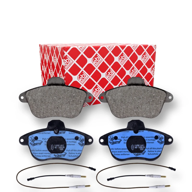 Image of FEBI BILSTEIN 116038 Brake pad set incl. wear warning contact Brake Pad Set,disc brake (402)